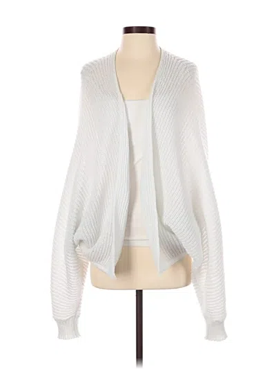 Pre-owned Shein Cardigan Sweater In White