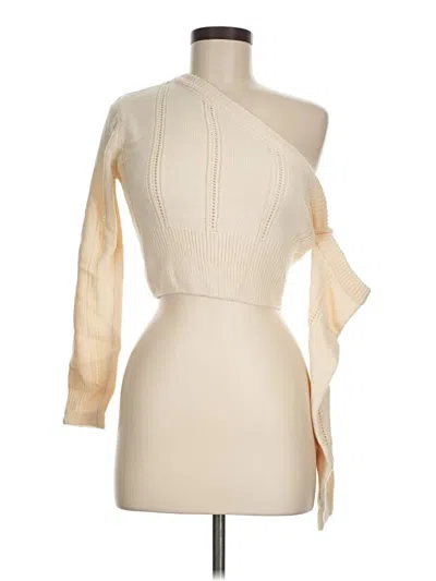 Pre-owned Shein Cardigan Sweater In White