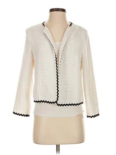 Pre-owned Shein Cardigan Sweater In White