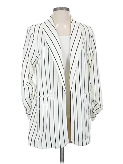 Pre-owned Shein Cardigan Sweater In White