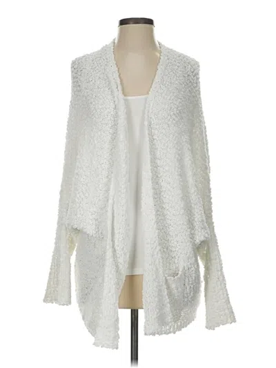 Pre-owned Shein Cardigan Sweater In White