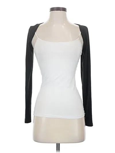 Pre-owned Shein Cardigan Sweater In White