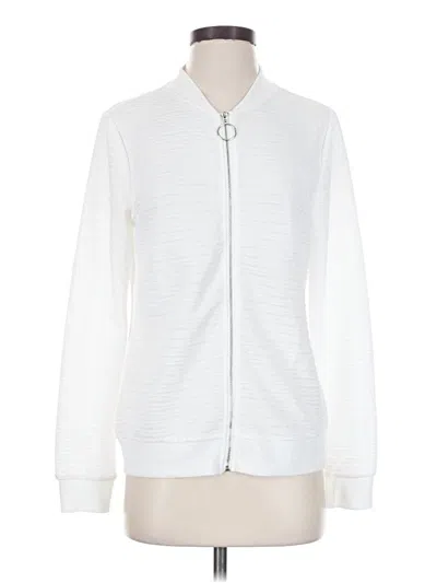 Pre-owned Shein Cardigan Sweater In White