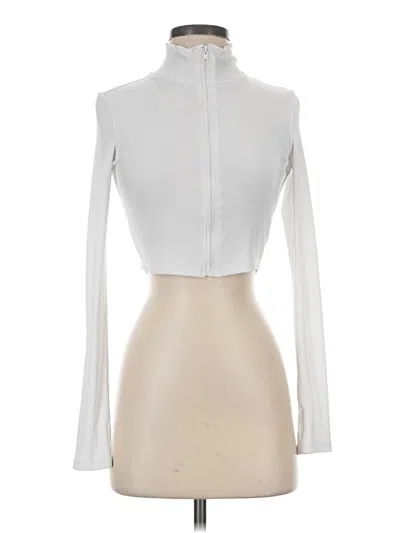 Pre-owned Shein Cardigan Sweater In White
