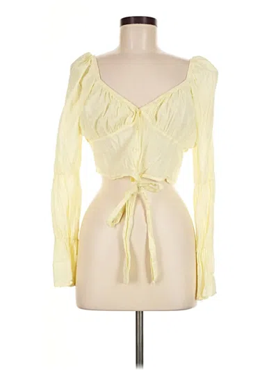 Pre-owned Shein Cardigan Sweater In Yellow