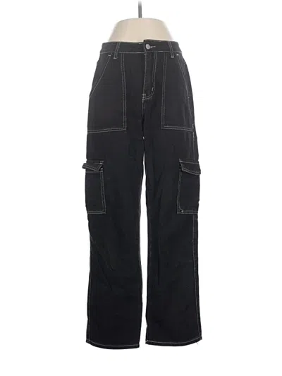 Pre-owned Shein Cargo Pants In Black