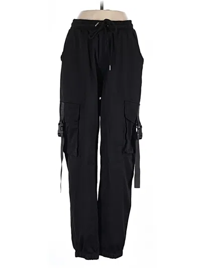 Pre-owned Shein Cargo Pants In Black