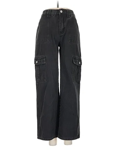 Pre-owned Shein Cargo Pants In Black