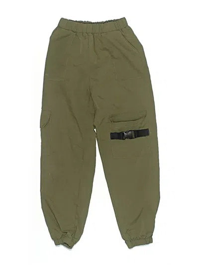 Pre-owned Shein Kids' Cargo Pants In Green