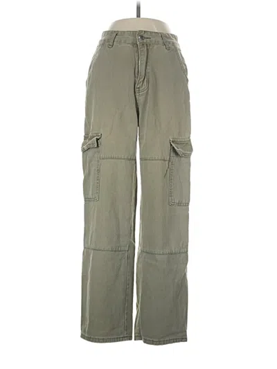 Pre-owned Shein Cargo Pants In Green