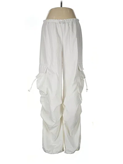 Pre-owned Shein Cargo Pants In Ivory