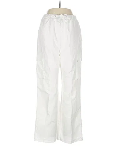 Pre-owned Shein Cargo Pants In White