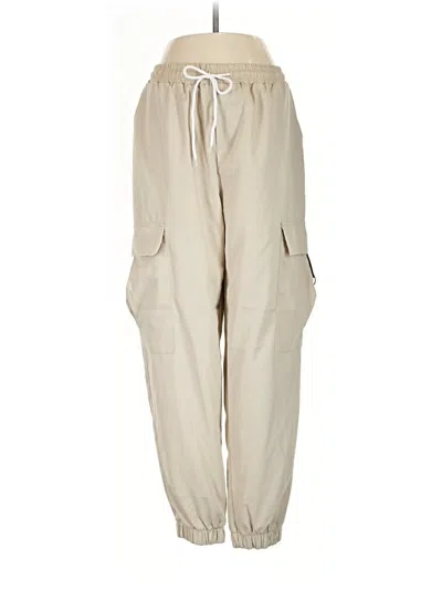 Pre-owned Shein Cargo Pants In White