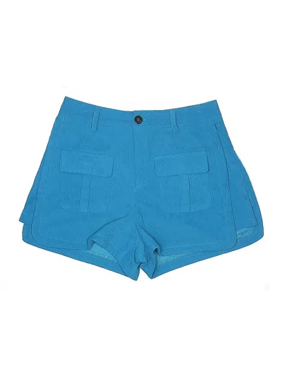 Pre-owned Shein Cargo Shorts In Blue