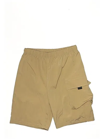 Pre-owned Shein Kids' Cargo Shorts In Brown