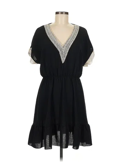 Pre-owned Shein Casual Dress In Black