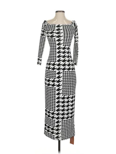 Pre-owned Shein Casual Dress In Black