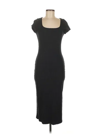Pre-owned Shein Casual Dress In Black