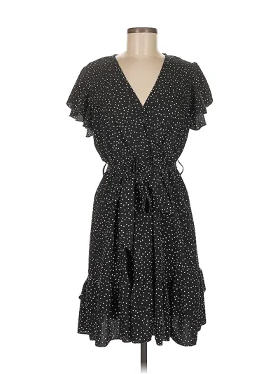 Pre-owned Shein Casual Dress In Black