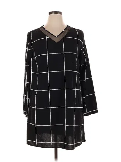 Pre-owned Shein Casual Dress In Black