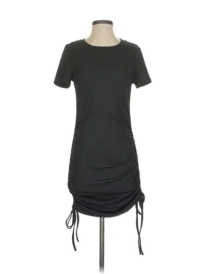 Pre-owned Shein Casual Dress In Black