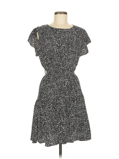 Pre-owned Shein Casual Dress In Black