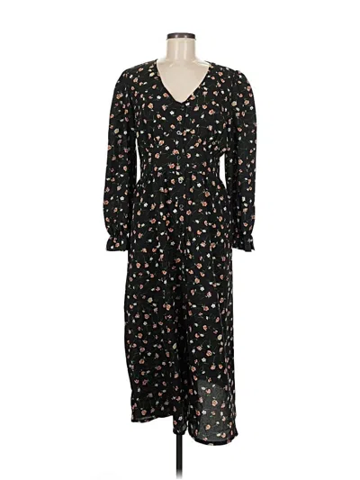 Pre-owned Shein Casual Dress In Black