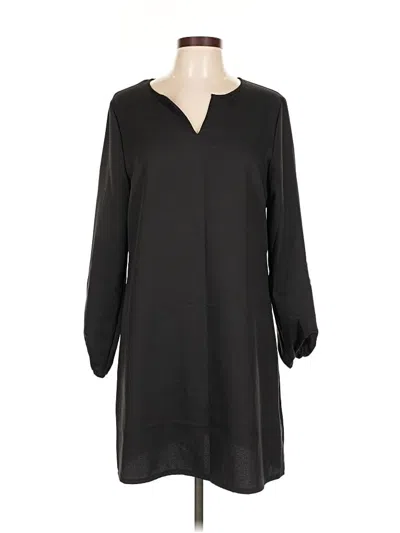 Pre-owned Shein Casual Dress In Black