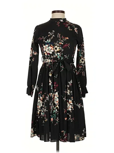 Pre-owned Shein Casual Dress In Black