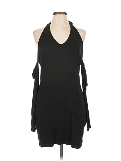 Pre-owned Shein Casual Dress In Black