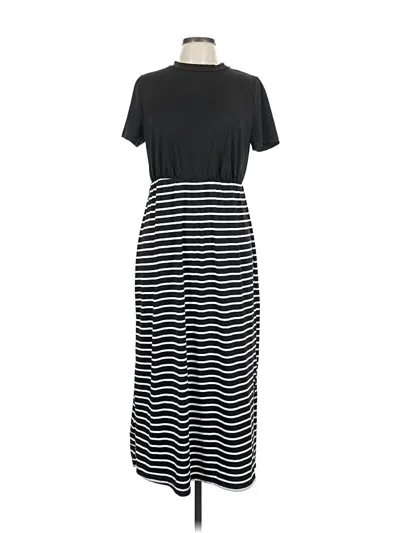 Pre-owned Shein Casual Dress In Black