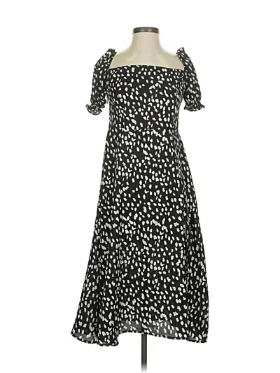 Pre-owned Shein Casual Dress In Black