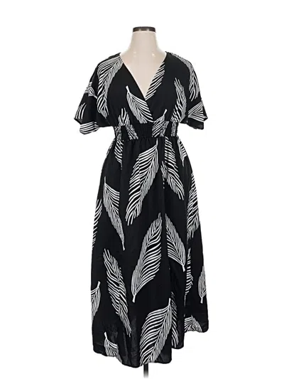 Pre-owned Shein Casual Dress In Black