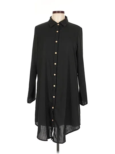 Pre-owned Shein Casual Dress In Black