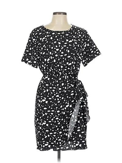 Pre-owned Shein Casual Dress In Black