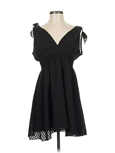 Pre-owned Shein Casual Dress In Black