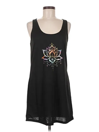 Pre-owned Shein Casual Dress In Black
