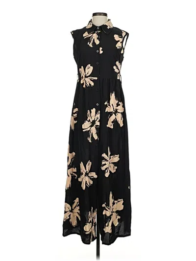 Pre-owned Shein Casual Dress In Black