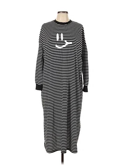 Pre-owned Shein Casual Dress In Black