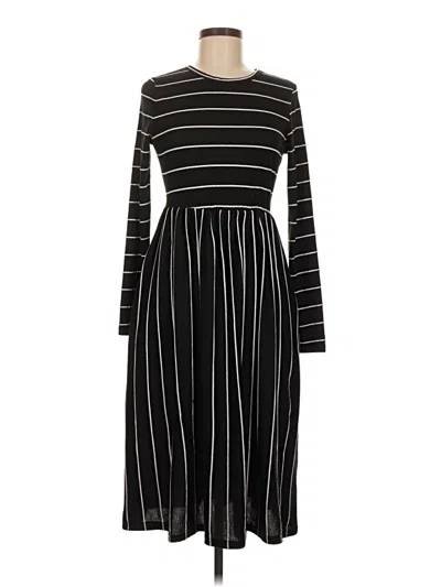 Pre-owned Shein Casual Dress In Black