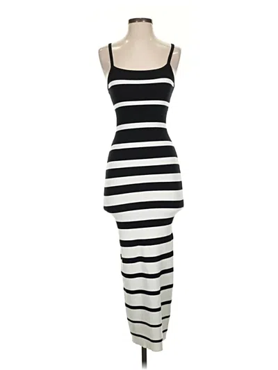 Pre-owned Shein Casual Dress In Black