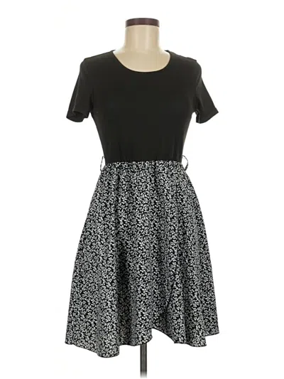 Pre-owned Shein Casual Dress In Black