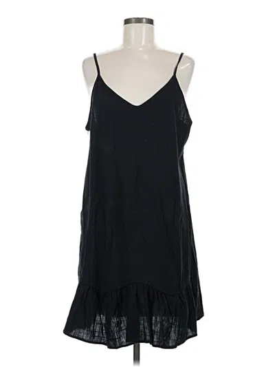 Pre-owned Shein Casual Dress In Black