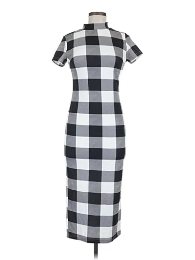 Pre-owned Shein Casual Dress In Black