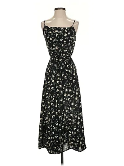 Pre-owned Shein Casual Dress In Black