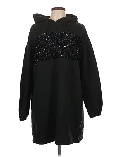 Pre-owned Shein Casual Dress In Black