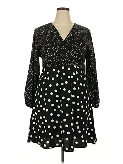 Pre-owned Shein Casual Dress In Black