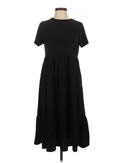 Pre-owned Shein Casual Dress In Black
