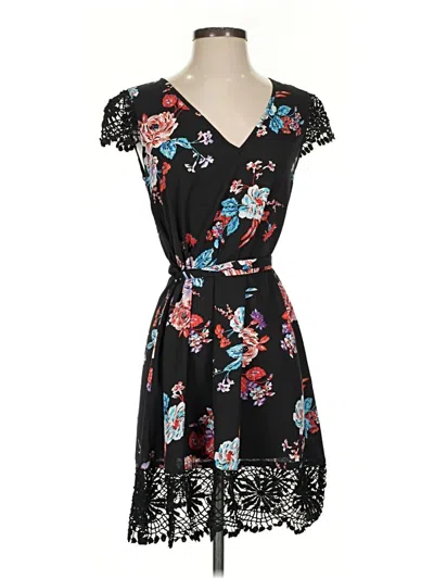 Pre-owned Shein Casual Dress In Black