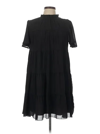 Pre-owned Shein Casual Dress In Black